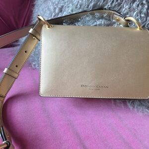 Donna Karan Gold Crossbody